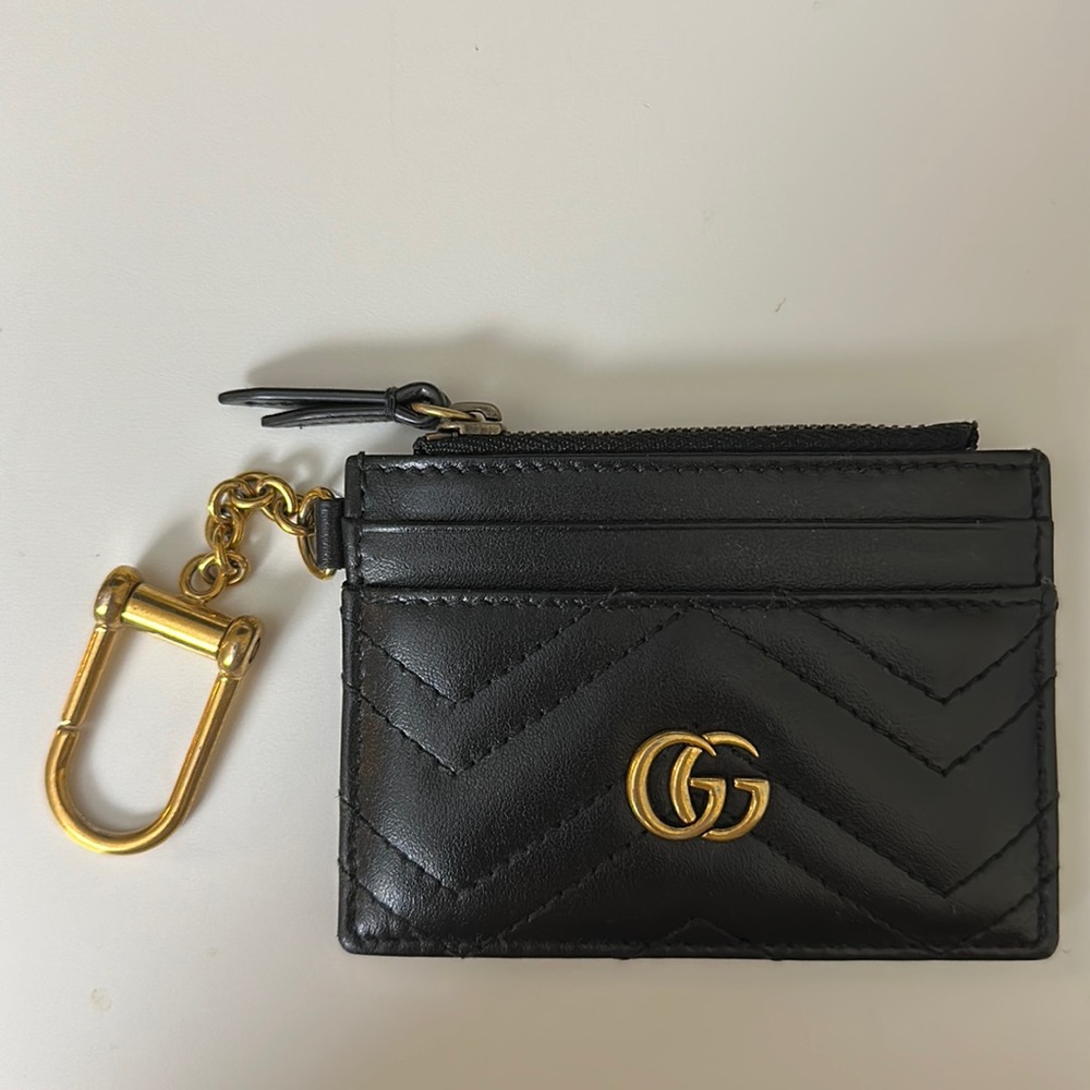 GG MARMONT KEYCHAIN WALLET (With BOX)